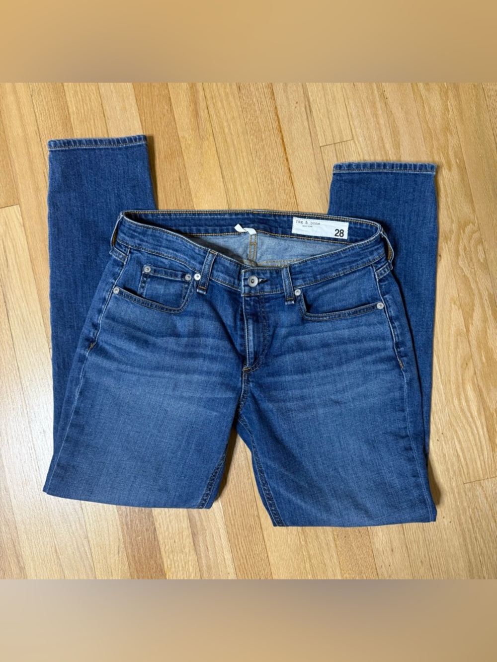 Rag And Bone Women’s Dre Low Rise Slim Boyfriend Jeans- Size 28 Women’s